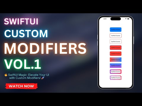 SwiftUI Magic Elevate Your UI with Custom Modifiers! 🚀🔥