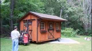 preview picture of video 'Country Tyme Sheds-Delivering Your New Storage Shed'