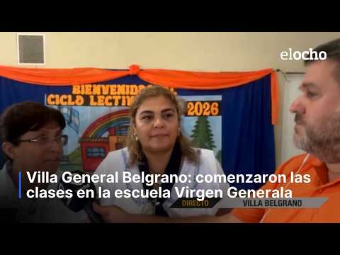 VILLA GENERAL BELGRANO: COMENZARON LAS CLASES EN LA ESCUELA VIRGEN GENERALA