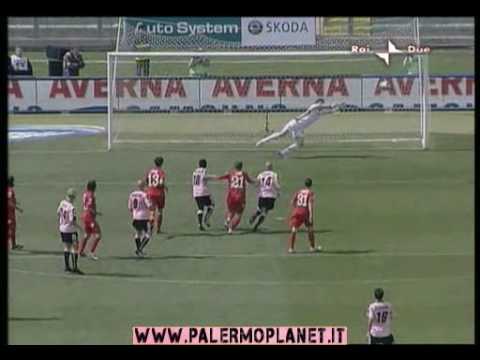 Palermo Cagliari 5 - 1 3/5/2009 Sintesi highlights 34° giornata HD HQ