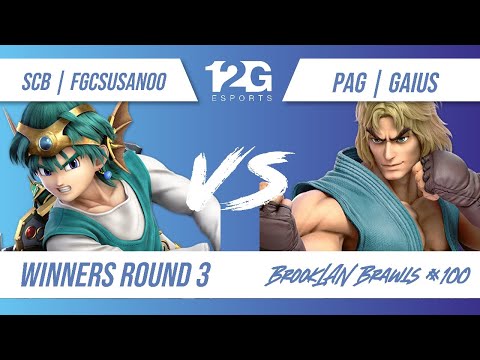 BrookLAN Brawls 100 - SCB | FGCSusanoo (Hero) v. PAG | Gaius (Ken) - Winnerrs Round 3