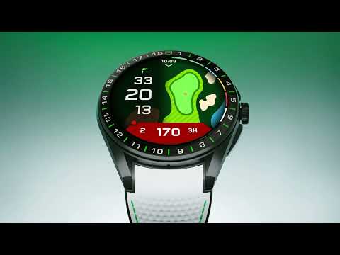 TAG Heuer Connected Caliber E5 Golf Edition White Rubber Smartwatch 45mm - SBT8A81.EB0335