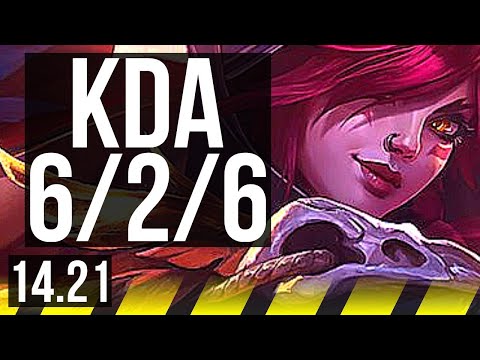 XAYAH & Seraphine vs KOG'MAW & Lulu (ADC) | 65% winrate, 6/2/6 | EUW Diamond | 14.21
