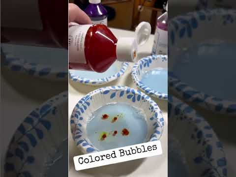Make Colored Bubbles! | Preschool Science Lessons | FD Education