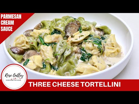 Tortellini in a Parmesan Cream Sauce | Tortellini Recipe