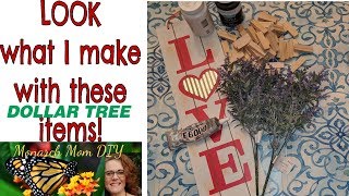 DOLLAR TREE FARMHOUSE SPRING SIGN DECOR DIY #dollartree #farmhousedecor