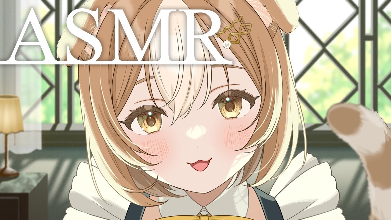 【ASMR】耳舐め/Ear Licking/Meow/No Talking【作業・睡眠導入】