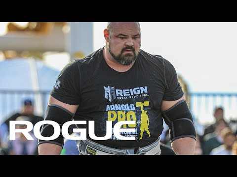 Shaw Makes It Look Easy - Bag Over Bar | 2020 Arnold Pro Strongman USA Qualifier - Event 3