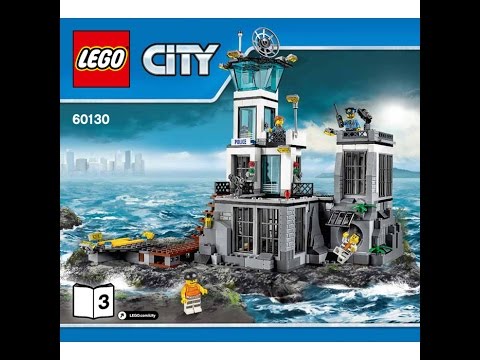 LEGO® City Police 60130 Остров-тюрьма. Инструкция по сборке