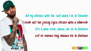 Chris Brown - Dat Night (feat. Trey Songz &amp; Young Thug) [LYRIC VIDEO]