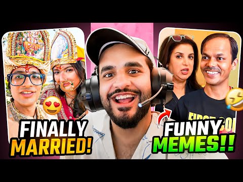 Sourav Joshi Got married and Dilip-Farah Khan Funny Memes !!