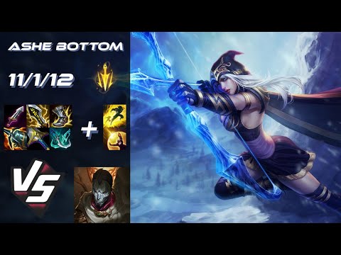 BOTTOM Ashe vs Jhin - NA Grandmaster Patch 14.23