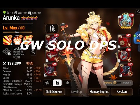 EPIC SEVEN - 7.1K ATTACK ARUNKA GW SHOWCASE