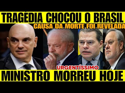 URGENT - MINISTER JUST DIED! TRAGEDY SHOCKS BRAZIL - ALEXANDRE DE MORAES WAS THE TARGET OF THE CR...