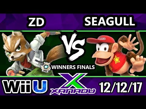 S@X 232 Smash 4 - Seagull (Diddy Kong) Vs. ZD (Fox) - SSB4 Winners Finals - Smash for Wii U.