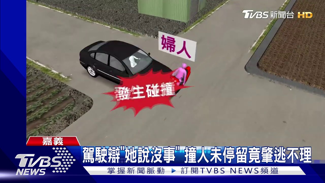 撞飛機車婦肇逃 駕駛落網還在烤肉喝酒