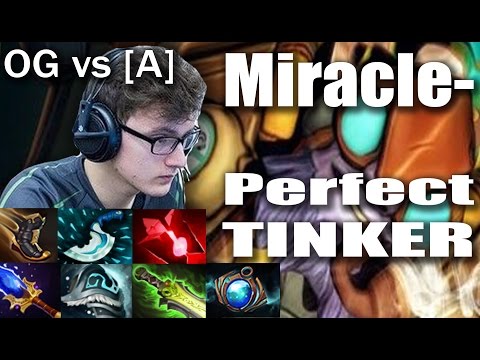 Miracle- Perfect TINKER!! - KDA:14/0/13 - OG vs [A] - DOTA 2 -  [HIGHLIGHT] - EPICENTER: Moscow
