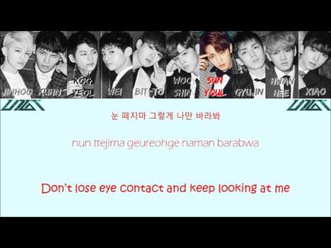 UP10TION 업텐션 " Attention 나한테만 집중해 " Lyrics (Color Coded+Han+Rom+Eng)