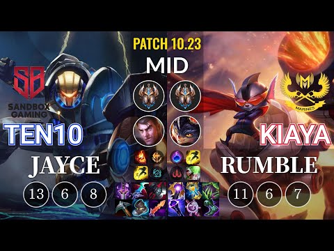 SB Ten10 Jayce vs GAM Kiaya Rumble Mid - KR Patch 10.23