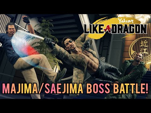 Yakuza: Like a Dragon - Goro Majima & Taiga Saejima (Boss Battle & Guide)