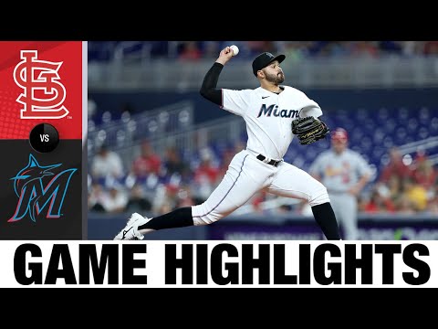 Cardinals vs. Marlins Game Highlights (4/21/22) | MLB Highlights