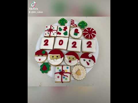 New year cookies  🎅 ❤🌲                           #dm_cakes #merrychristmas