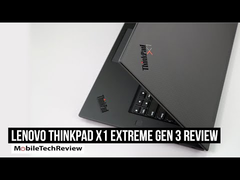 External Review Video vd_5TFFQujQ for Lenovo ThinkPad X1 Extreme Gen 3 Laptop