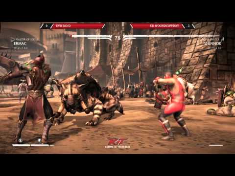 MKX Top 32 @ KIT16 - EVB BigD vs cR WoundCowboy [720p/60fps]