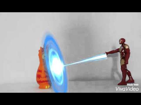 #1 Batalha: Iron Man  ( Homem de Ferro ) Vs Micróbio do Olho Grande