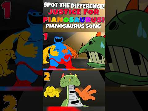 JUSTICE FOR PIANOSAURUS! (Pianosaurus Theme Song) Poppy Playtime Piano VS Doey Spot The Difference 🔫