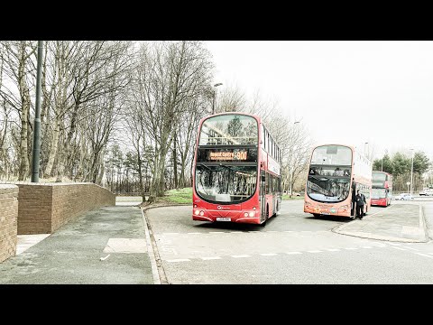 Go north east 6909 on the metro replacements 900 to regent service Full route!!!