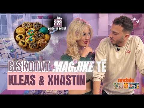 Klea dhe Xhastin bëjnë biskota me përbërës sekret | Andale Vlogs