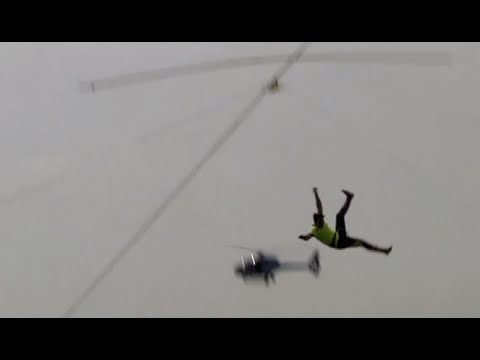 Funny sports & games videos - Extreme Tightrope Walking