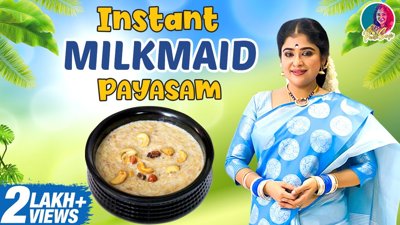 Instant Milkmaid Payasam | Easy Recipe | Food Vlogs | Preethi Sanjiv
