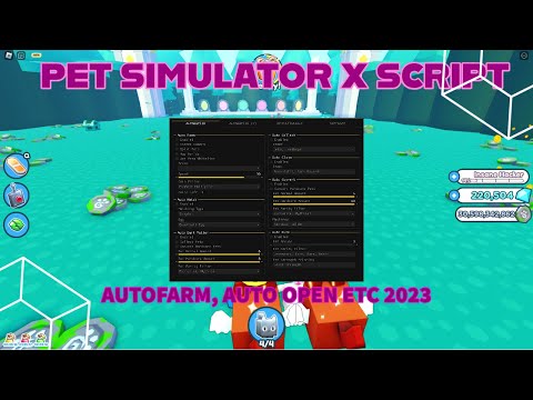 PET SIMULATOR X AUTOFARM AUTO OPEN OP SCRIPT 2023