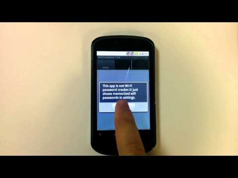 Wi-Fi password manager Video