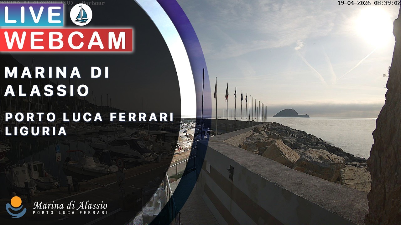 Live webcam view of Porto Luca Ferrari Marina