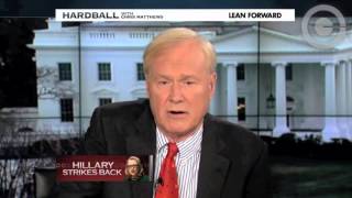 Chris Matthews Fawns Over Hillary's testimony, Calls Sen. Johnson a "Pissant"
