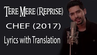 Tere Mere Song (Reprise) lyrics with translation - YouTube