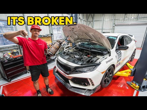 CIVIC TYPE R DOWNPIPE INSTALL ENDS IN DISASTER...
