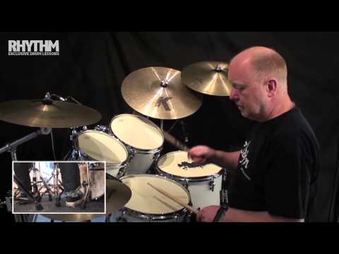 Beginner Drum Lessons:  How to play a basic rock drum beat