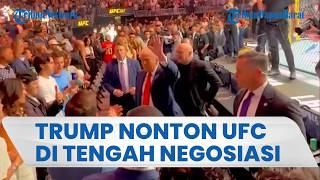 Donald Trump Nonton UFC saat Perundingan Damai AS-Iran Berakhir Buntu