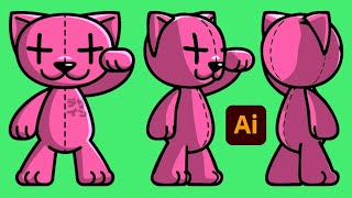 How To Rotate Vector 360 in 3D - The NEW Revolutionary Illustrator Update