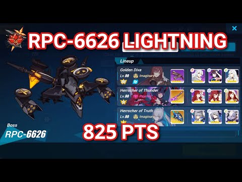 [HI3] EX RL Abyss RPC-6626 (Lightning) (433D) - 825 PTS - HoT(SS)/GD(SSS)/HoTR(S0) - No ELF