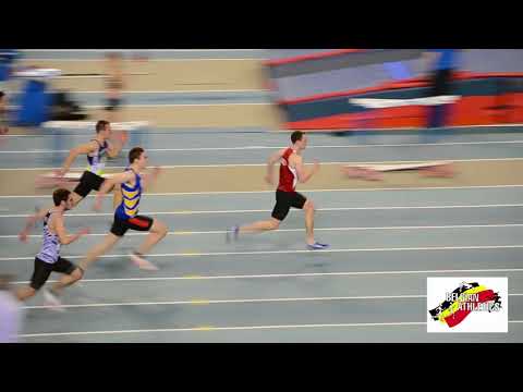 Belgian athletics indoor championships 60m men Heats 1/5