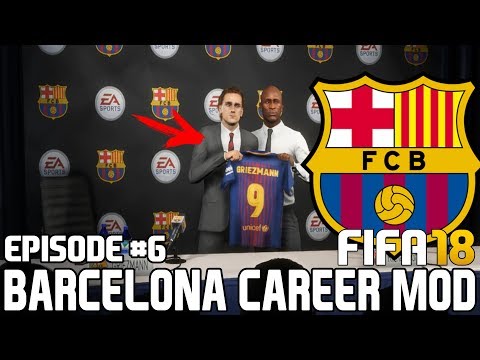FIFA 18 | Карьера тренера за Барселону [#6] | ГРИЗМАНН В БАРСЕЛОНЕ - ОТЛИЧНОЕ ПРИОБРЕТЕНИЕ