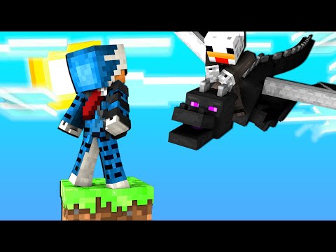 ABBIAMO UCCISO IL DRAGO SU MINECRAFT CON UN SOLO BLOCCO - ITA