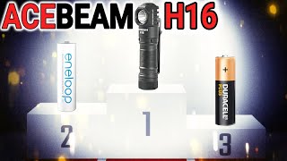 Acebeam H16 review Lightweight high CRI headlamp 14500 Nichia 519a