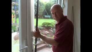 How to remove a window and fit french doors.