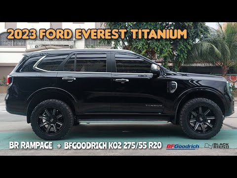 Black Rhino Rampage 20" | BFGoodrich Ko2 275x55 R20 | 2023 Ford Everest Titanium | RNH Tire Supply